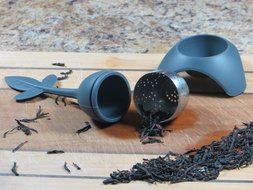 Two Trees Co. Best Tea Infuser - Stylish Loose Leaf Strainer Filter - Durable Silicone and Stainless Steel - Drip... N2