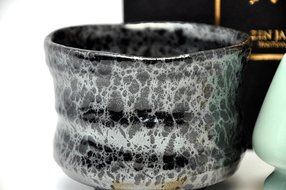 Japanese Mino Yaki ware Matcha Bowl And Tea Ceremony Set Green Tea 11 / 11 / 8cm (4.3 / 4.3 / 3.1inch)[7364] N3