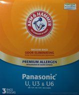 Arm &amp; Hammer Odor Eliminating Vacuum Bags Panasonic U, U3 &amp; U6 N3