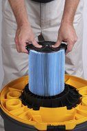 WORKSHOP Wet Dry Vac Filter WS22200F Fine Dust Wet Dry Vacuum Filter (Single Shop Vacuum Cleaner Filter Cartridge... N9