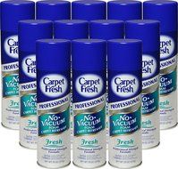 Carpet Fresh 280174 No-Vacuum Aerosol Foam Carpet Odor Eliminator N5