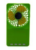 Happy-top&reg; 3 Speeds Portable Mini USB Desktop Fan Rechargeable Emergency Power Bank Ultra-thin Summer Fan Handheld... N18