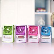 ThreeH Summer Fashion Cooling USB Mini Portable Exqusite Fan Personal Battery Operated Handheld USB Fan USB Rechargeable... N2