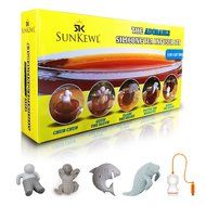The Adorable Loose Leaf Silicone Tea Infuser Set of 5 by SunKewl with Gift Box