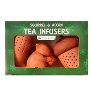 The Adorable Loose Leaf Silicone Tea Infuser Set of 5 by SunKewl with Gift Box N3