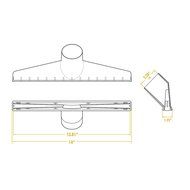 WORKSHOP Wet Dry Vacuum Accessories WS25010A 2-1/2-Inch Wet Nozzle Shop Utility Attachment For Wet Dry Shop Vacuums N9