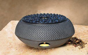Old Dutch International Cast Iron Tetsubin Warmer, 5.7", Matte Black