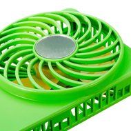 Happy-top&reg; 3 Speeds Portable Mini USB Desktop Fan Rechargeable Emergency Power Bank Ultra-thin Summer Fan Handheld... N21