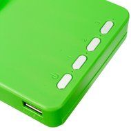 Happy-top&reg; 3 Speeds Portable Mini USB Desktop Fan Rechargeable Emergency Power Bank Ultra-thin Summer Fan Handheld... N22