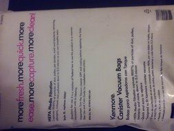 Kenmore Q/C Canister Vacuum Bags N2