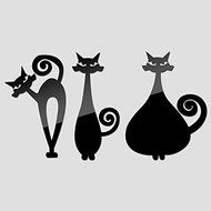 EverTrust(TM) wall stickers home decor sticker vinilos paredes modern medium pattern kitchen acrylic mirror N3