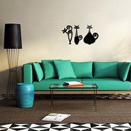 EverTrust(TM) wall stickers home decor sticker vinilos paredes modern medium pattern kitchen acrylic mirror N4