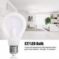 DDSKY E27 6W 9W 12W LED Flat Bulbs Extra Light Energy Saving 90% Led Light Bulb Warm Cool White, Dimmable (6W,... N6