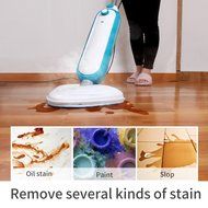 Kazoo Microfiber Steam Pocket Mop, 1000W/450ml, Blue N6