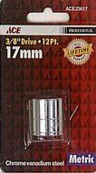 Ace 3/8 Drive Metric 12 Point Socket (23617-40A) by ACE