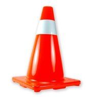 CONE 18 SAFETY SOFT, ORANGE by Neiko