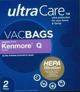 Ultracare Kenmore Q/C Canister Hepa Cloth Bags 2 pk