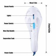 Protable Steam Iron,Handheld Fabric Steamer, Household Steamer, Handy Vapor Steamer to Iron Clothes Fast Heat-up... N9