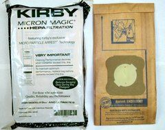 Kirby Part#197301 - Genuine Kirby HEPA Filtration Vacuum Bags Model G6 and Ultimate G (9 Bags &amp; 1 belt)