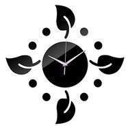 EverTrust(TM) hot sale diy wall clock sticker Modern home decor diy crystal real mirror clocks Living Room art... N2