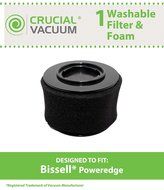 Bissell PowerEdge Washable Dust Cup Filter Fits Bissell PowerEdge Hard Floor Vacuum 81L2, 81L2T; Washable &amp; Reusable... N3