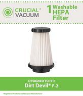 Dirt Devil F2 Washable Replacement HEPA Filter; Compare to Dirt Devil Part #3SFA11500X, 3-F5A115-00X, 2SFA115000...