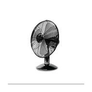 Modern Style 2-Inch Oscillating Retro Black Chrome Table Fan, 35W