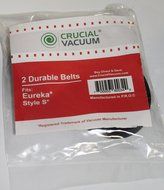 2 Eureka Style S Belt is Designed To Fit Eureka AS1100 Series Upright Vacuums, Compare To Part # 84756, Designed... N4