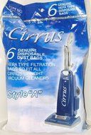 Genuine Cirrus Style A Upright Hepa Bags - 6 Pack