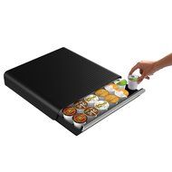 Mind Reader Black 36 Capacity Coffee Pod Holder Drawer