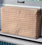 Laminet Cover Indoor Air Conditioner Cover (Beige) (Medium - 15 -17"H x 22 -25"W x 2"D) N2