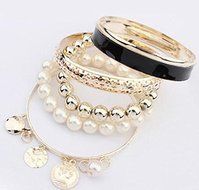 HOT Fashion Women Lots Style Bracelet Gold Rhinestone Bangle Charm Cuff Jewelry N4