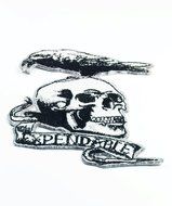 THE Expendable Skull Crow Moive Logo Jacket T Shirt Patch Sew Iron on Applique Embroidered Symbol Badge Cloth... N2