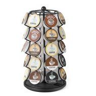 35 Capacity Black Coffee Pod Carousel