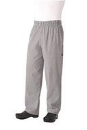 Chef Works NBCP Small Checks Basic Baggy Chef Pants, Black/White, 2X-Large by Chef Works