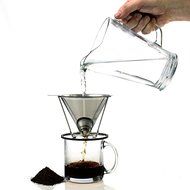 Stainless Steel Clever Coffee Dripper by Meltera, Makes Best Pour Over Coffee, Permanent &amp; Reusable Cone with...