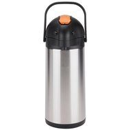 Winco Lever Top Decanter Decaf, 3-Liter, Stainless Steel Lined Airpot