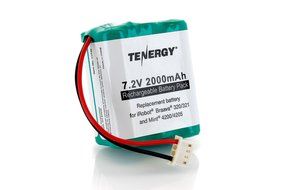 Tenergy 7.2V 2000mAh Replacement Battery for iRobot&reg; Braava&reg; 320/321 &amp; Mint&reg; 4200/4205