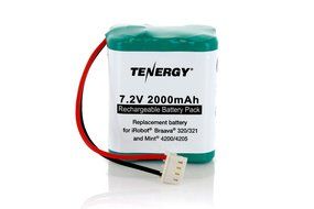 Tenergy 7.2V 2000mAh Replacement Battery for iRobot&reg; Braava&reg; 320/321 &amp; Mint&reg; 4200/4205 N2