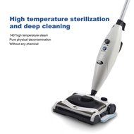 Hausbell MW8100 All-in-One Sweeper and Steam Mop for Floor and Carpet Pet Hair Eraser with 2 Mop Pads N2