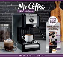 Mr. Coffee Premium Self Tamping Espresso with Milk Frother, ECMPT1000 N3