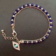 Fashion Women's Fashion Jewelry Charm Hamsa Hand Lucky Evil Eye Beads Bracelet N4