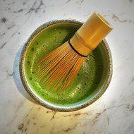 Premier Quality Natural Bamboo Matcha Tea Whisk w/ Japanese Green Tea Stirrer Spoon Set N2