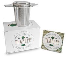 Teablee Tea Infuser Loose Leaf Tea Strainer 304 Stainless Steel Extra-Fine Mesh with Lid - Best for Fine Loose...