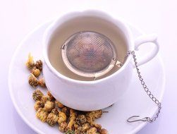 3pcs Set Premium Loose Leaf Tea Infuser Stainless Steel Mesh Tea Ball Infuser Stainless Strainer Hook Loose Tea...