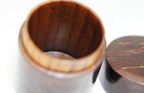 "Chadutsu" Tea Canister Cherry Bark Japan Import