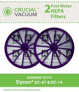 2 Dyson DC07, DC14 Purple Post-Motor HEPA Filters, Replaces Dyson DC-07, DC-14 Vacuum Part # 901420-02, Designed...