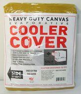 34&quot;W x 34&quot;D x 36&quot;H Side Draft Heavy Duty Canvas Cover for Evaporative Swamp Cooler (34 x 34 x 36)
