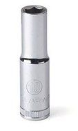 GearWrench 80399S 3/8-Inch Drive 6-Point Mid Length Metric Socket 17mm by GearWrench