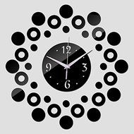 EverTrust(TM) new large wall clock wall clock modern design 3d mirror sticker quartz Watch home decor acrylic... N2
